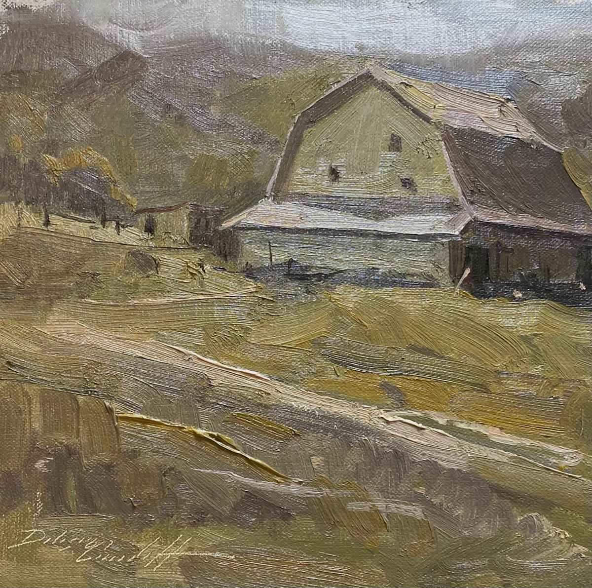 Barn Study by Katie Dobson Cundiff, Image 1.