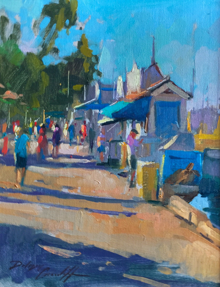 Wharf Street Lahaina by Katie Dobson Cundiff 