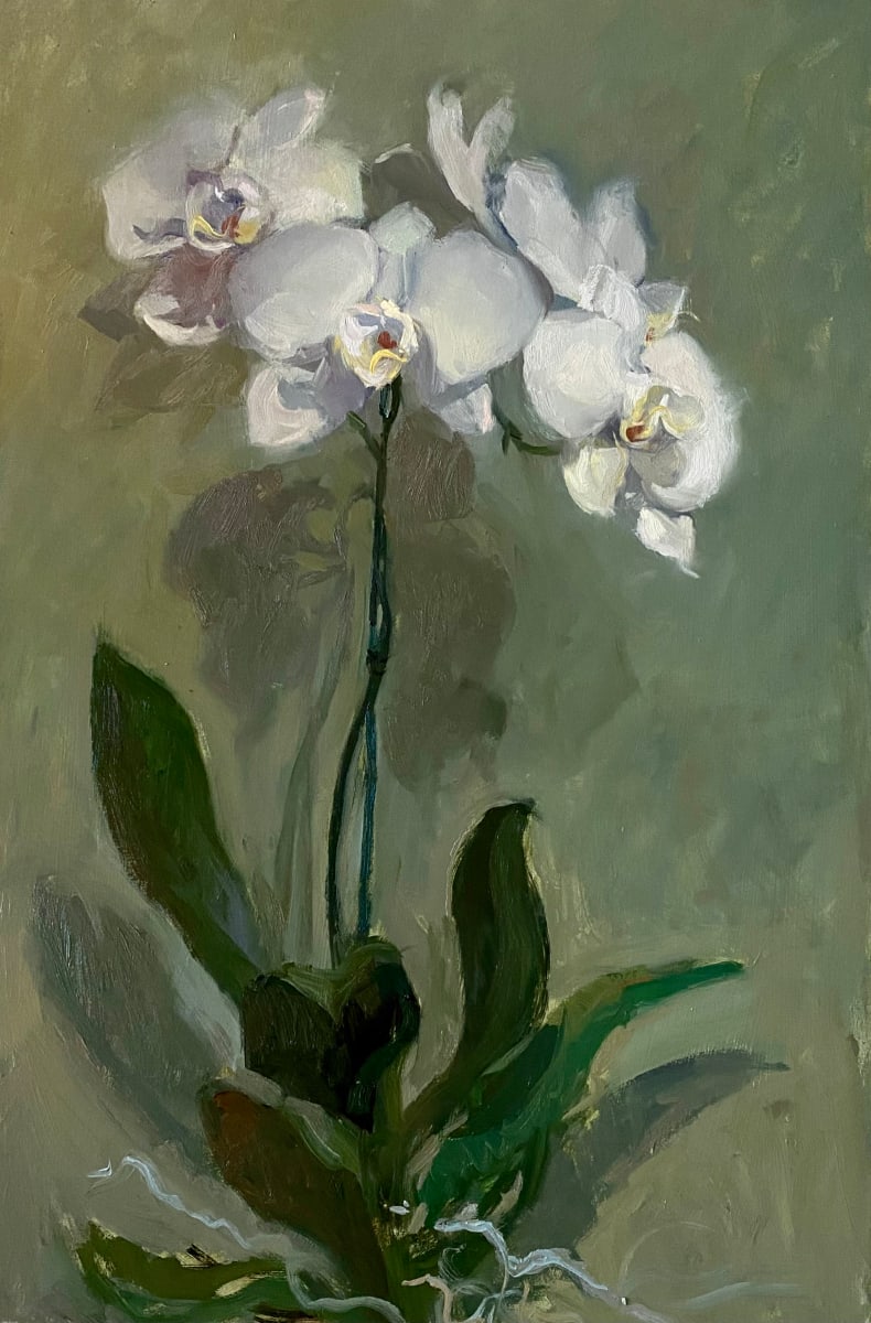 White Orchid Elegance by Katie Dobson Cundiff 