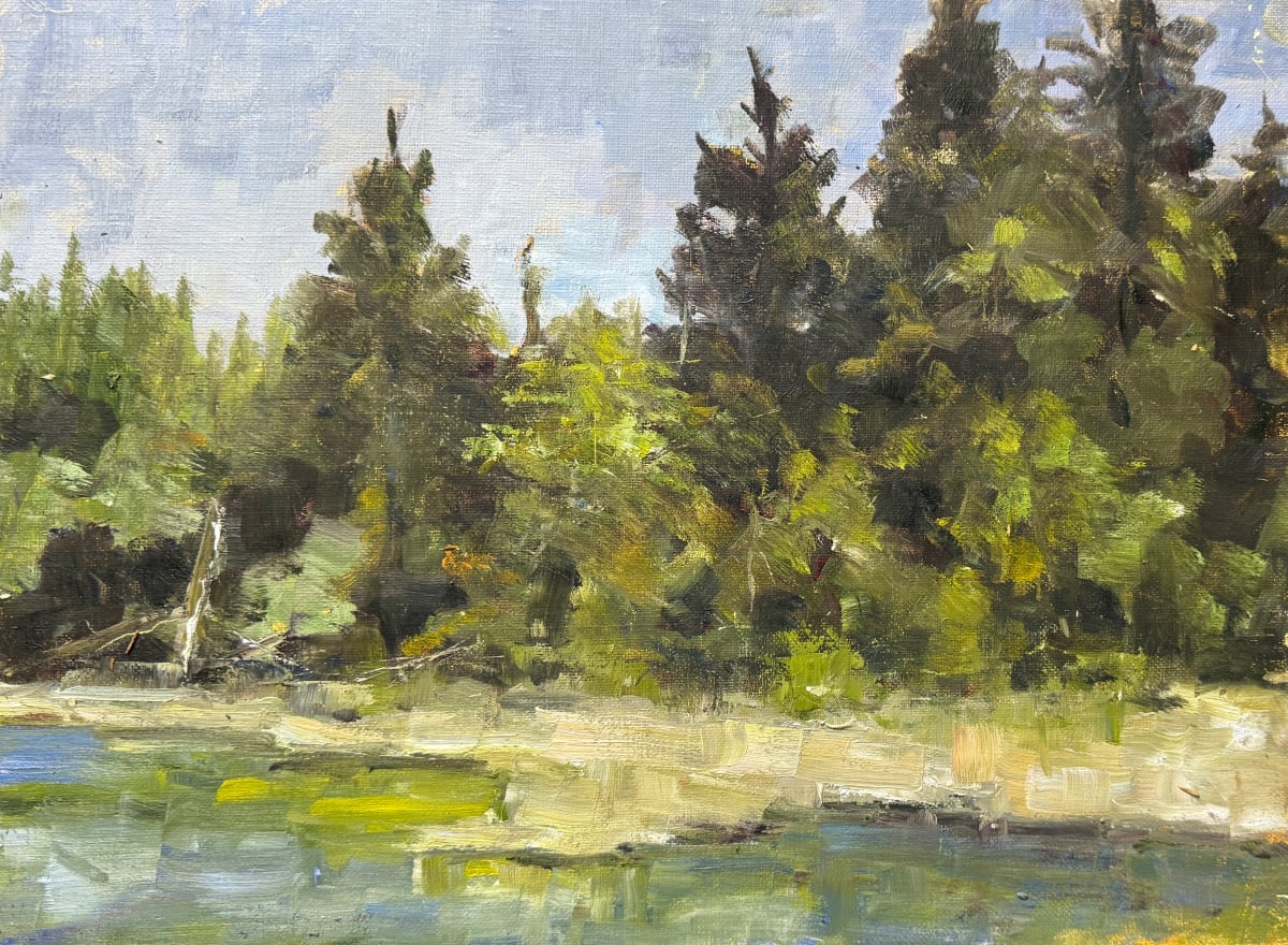 A Mad River Summer Day by Claudia Lima 