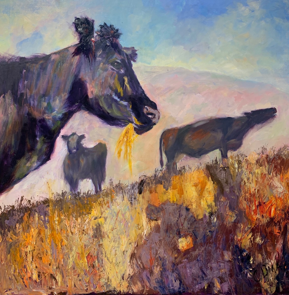 Two Cows & A Heifer by Claudia Lima 
