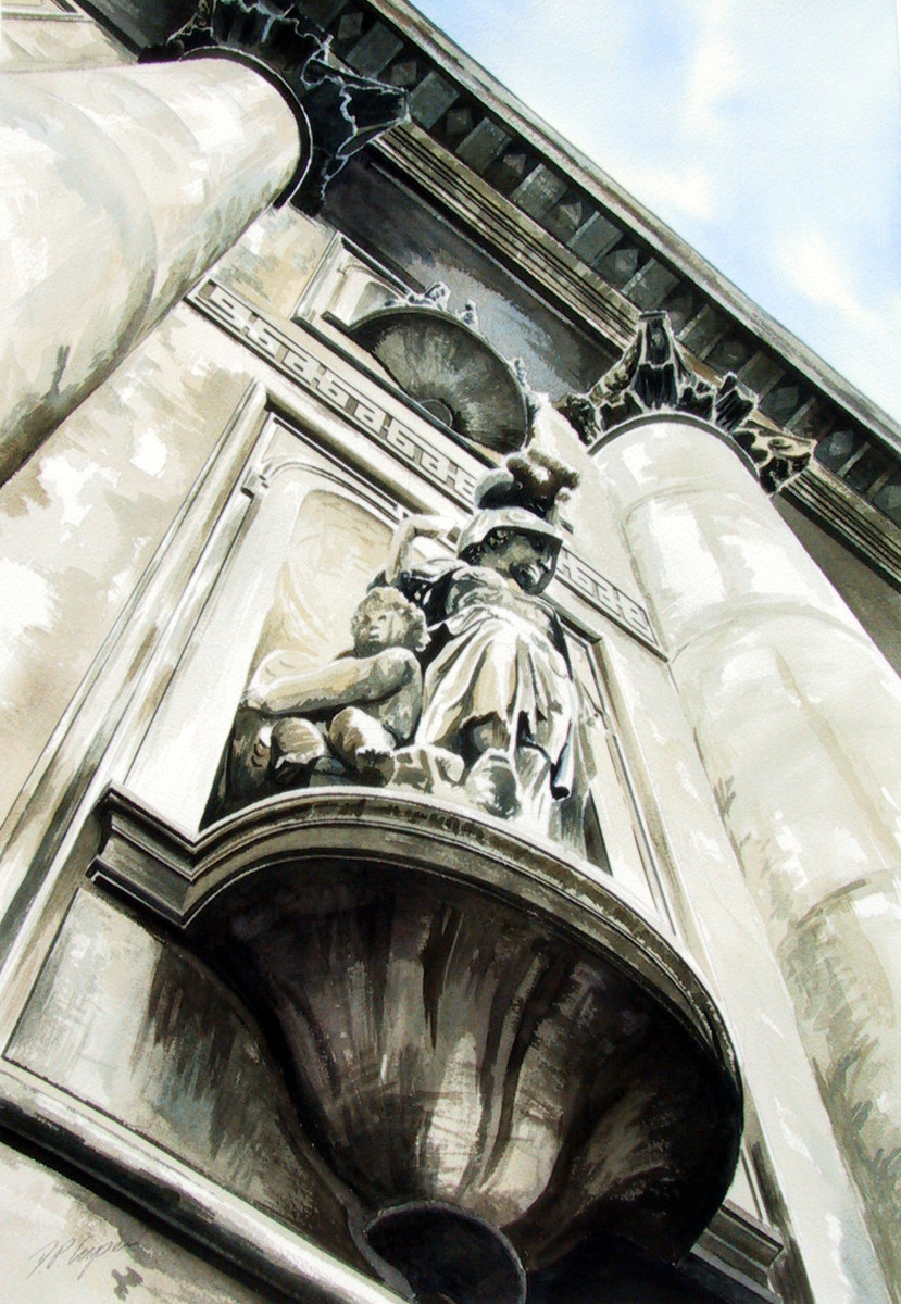 Looking up - Venice by Dave P. Cooper 