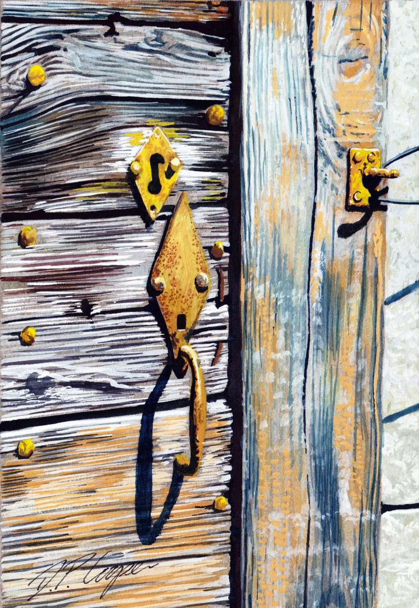 RUST AND LICHEN by Dave P. Cooper 