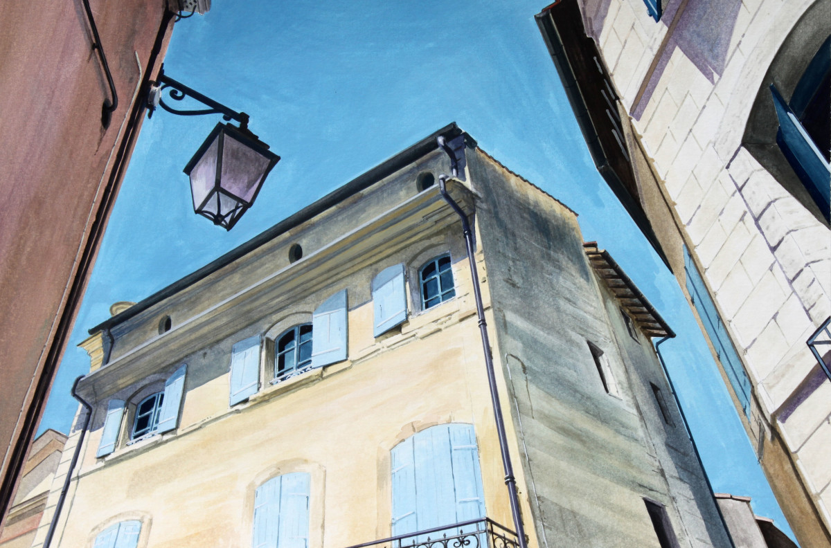 Looking Up - Uzes by Dave P. Cooper 