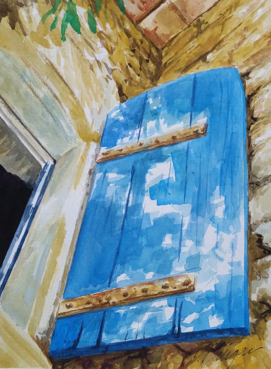 BLUE SHUTTER by Dave P. Cooper, Image 1.