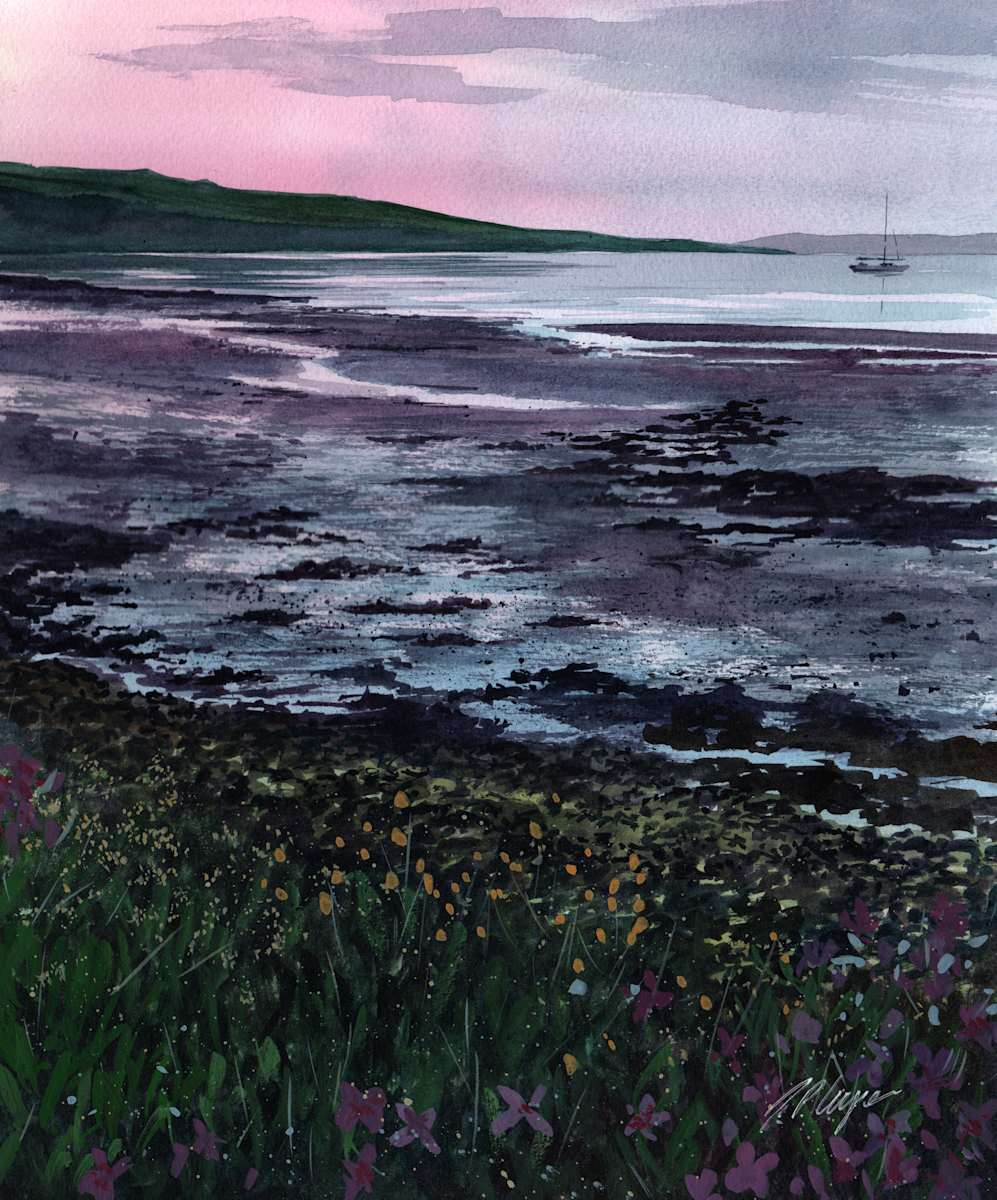 FORESHORE AT DUSK by Dave P. Cooper, Image 1.