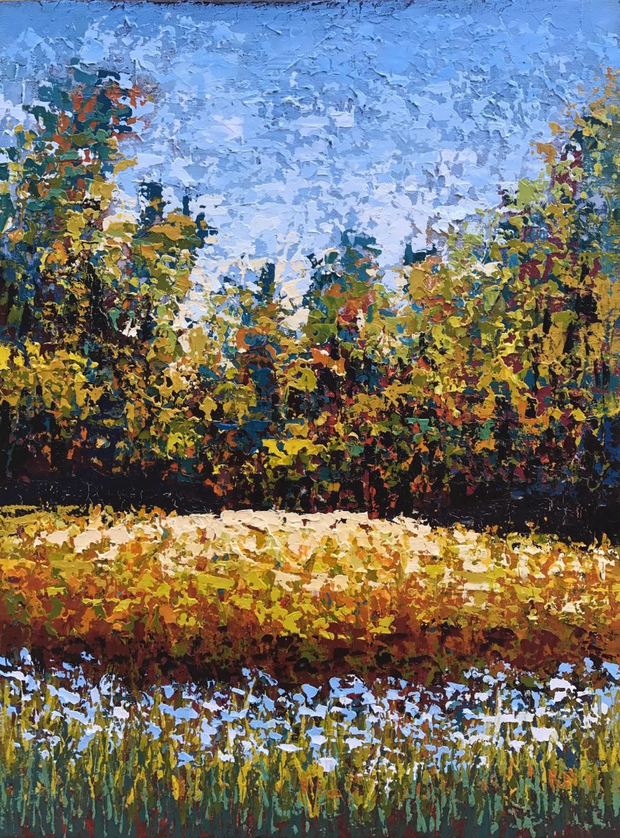 Golden Landscape by Karin Neuvirth 