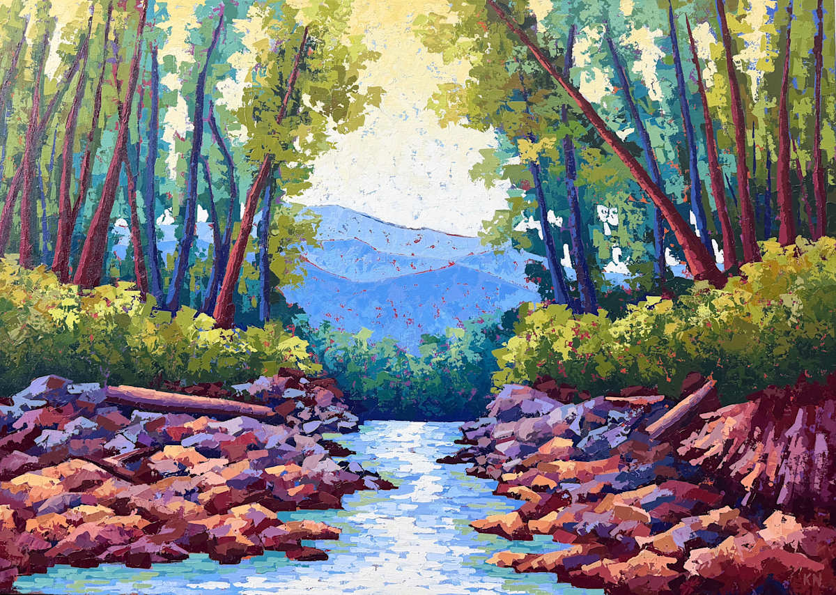 River and Mountains by Karin Neuvirth, Image 1.