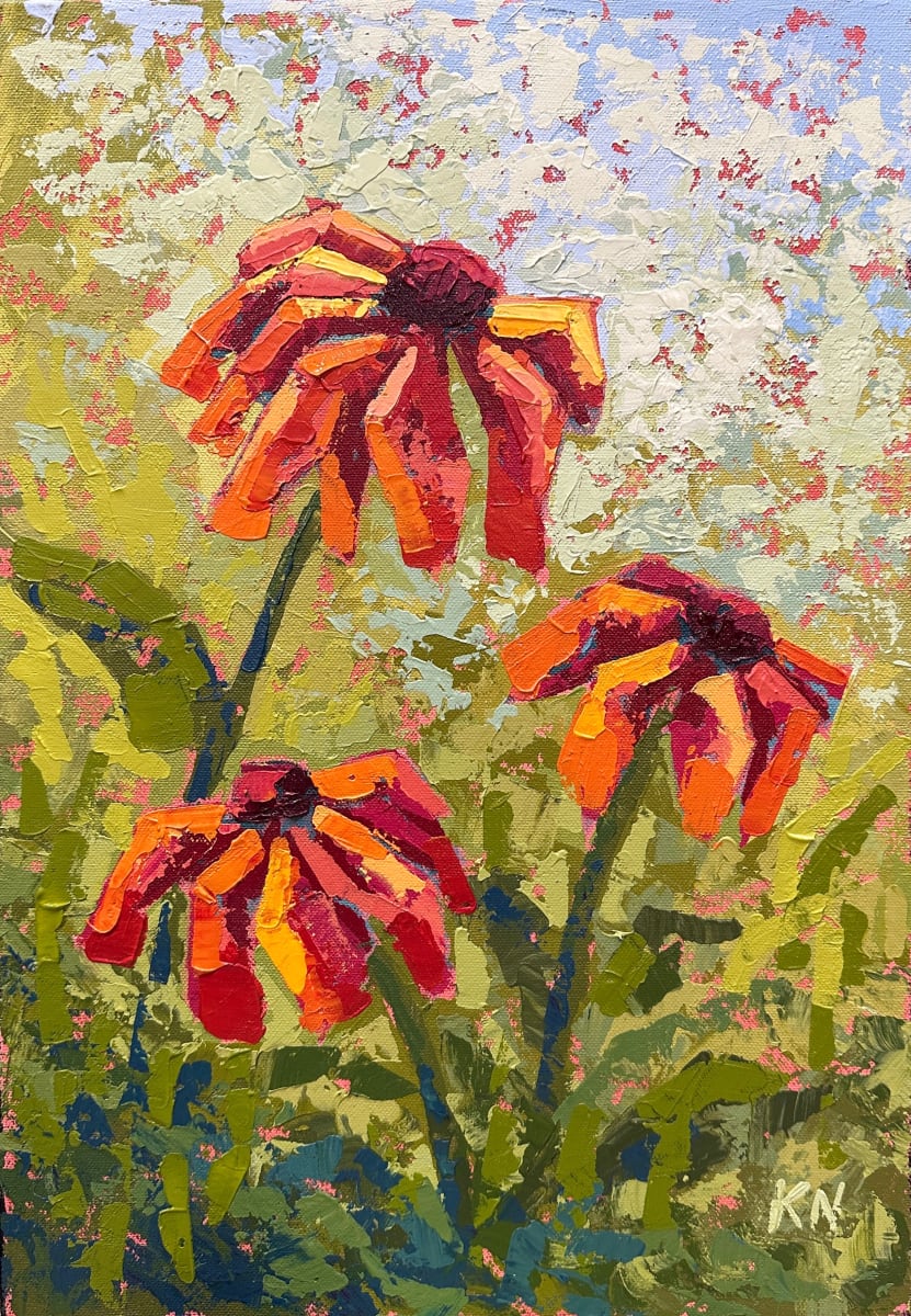 Coneflower Garden by Karin Neuvirth 