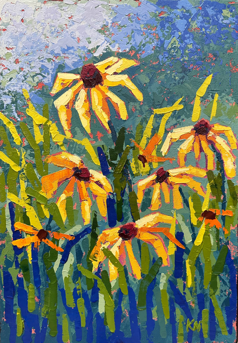 Black Eyed Susans by Karin Neuvirth 