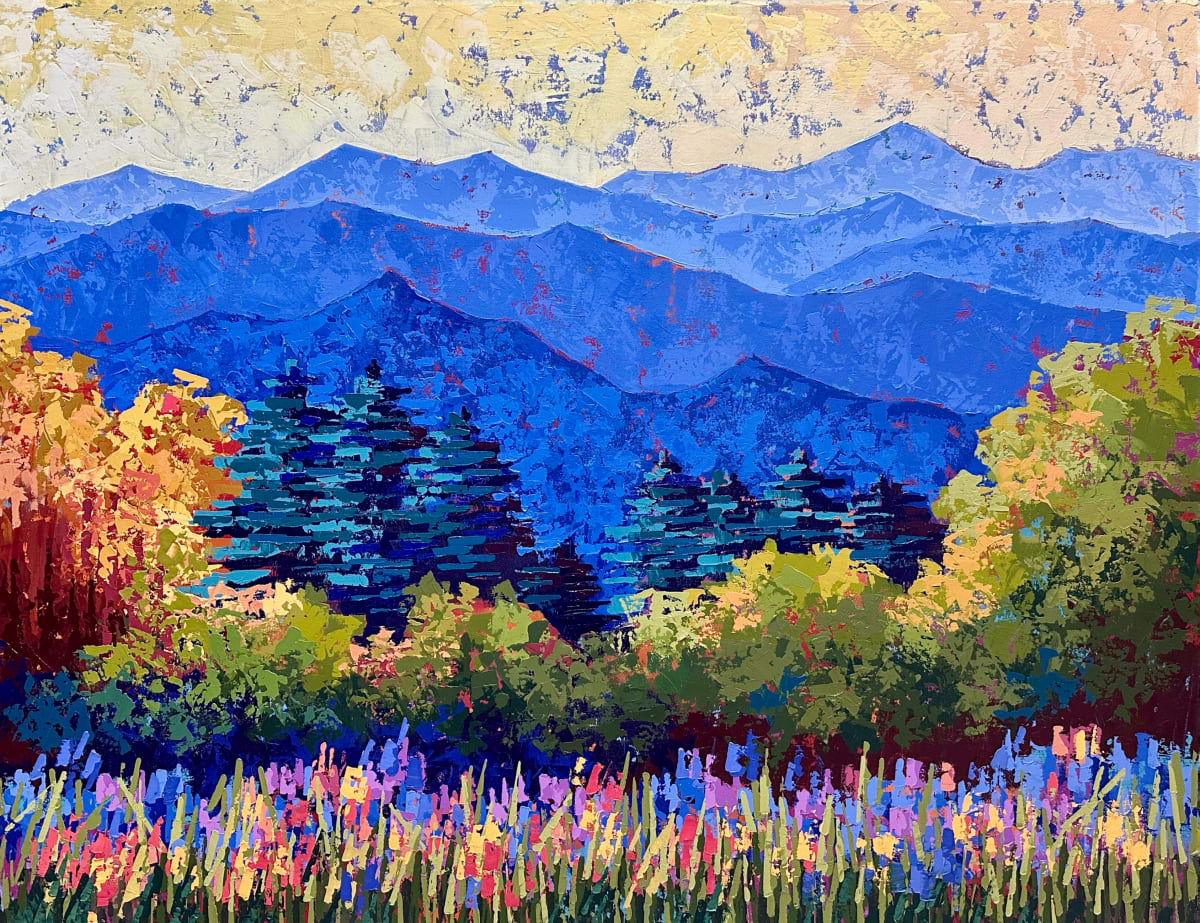 Beautiful Blue Ridge by Karin Neuvirth 