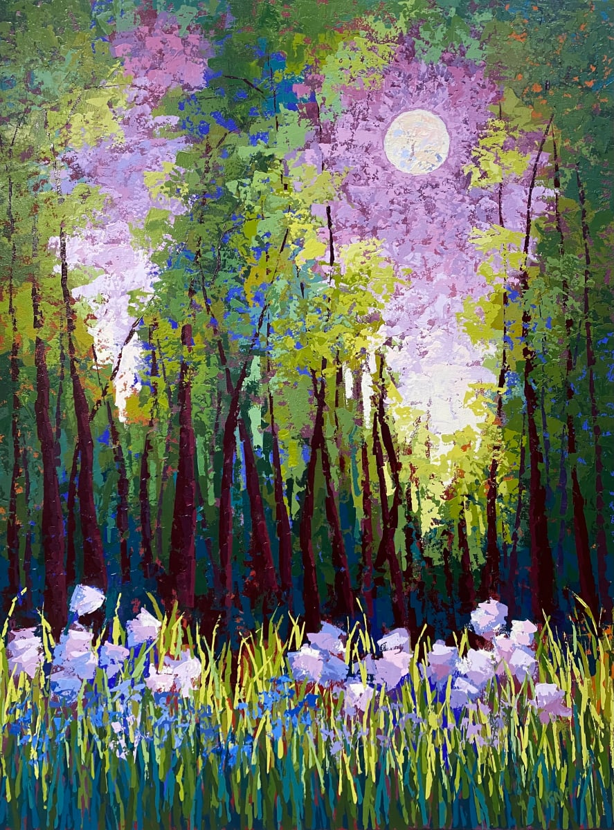 Full Moon at Sunset by Karin Neuvirth, Image 1.