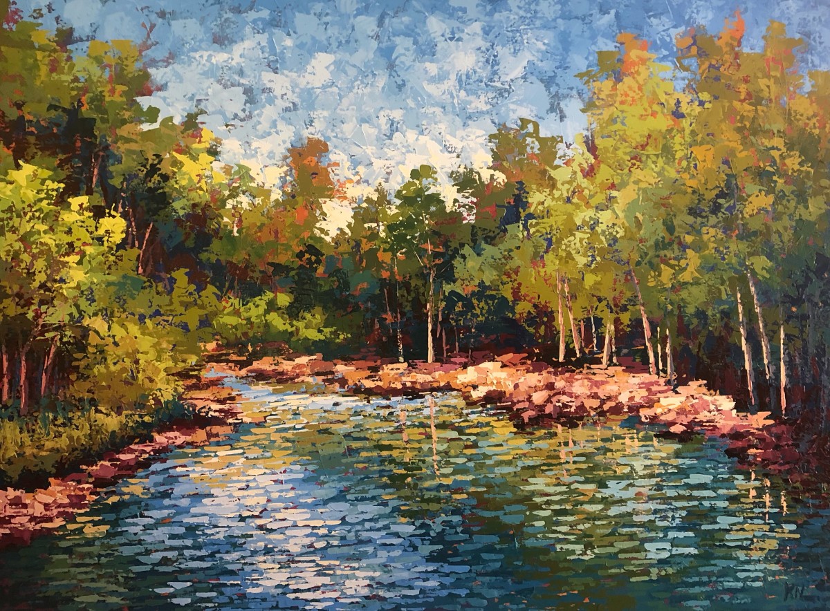 Eno River Reflections by Karin Neuvirth 