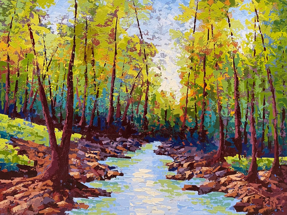 Mountain Creek  Image: Original Painting "Mountain Creek"