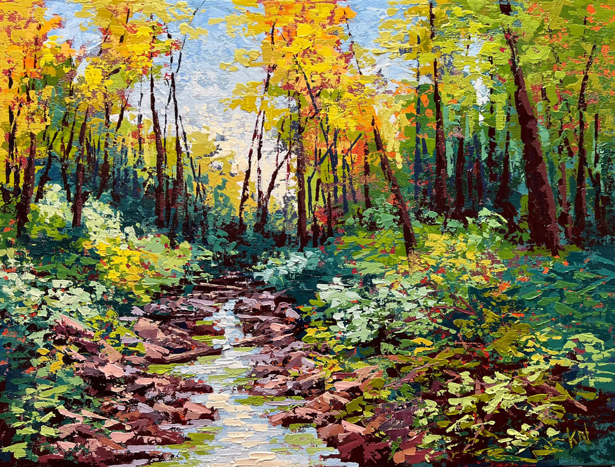 Calm Before the Falls  Image: Original Painting "Calm Before the Falls"