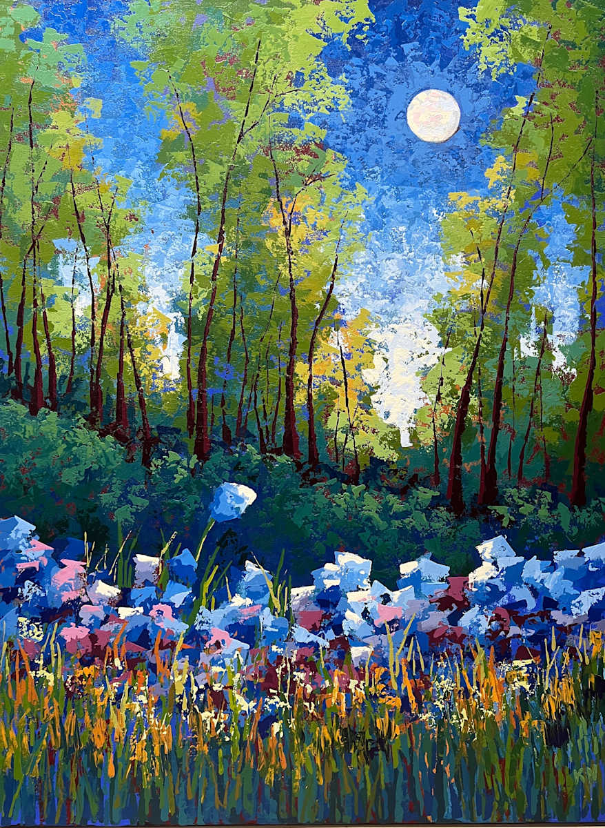 Moonlit Flowers by Karin Neuvirth, Image 1.