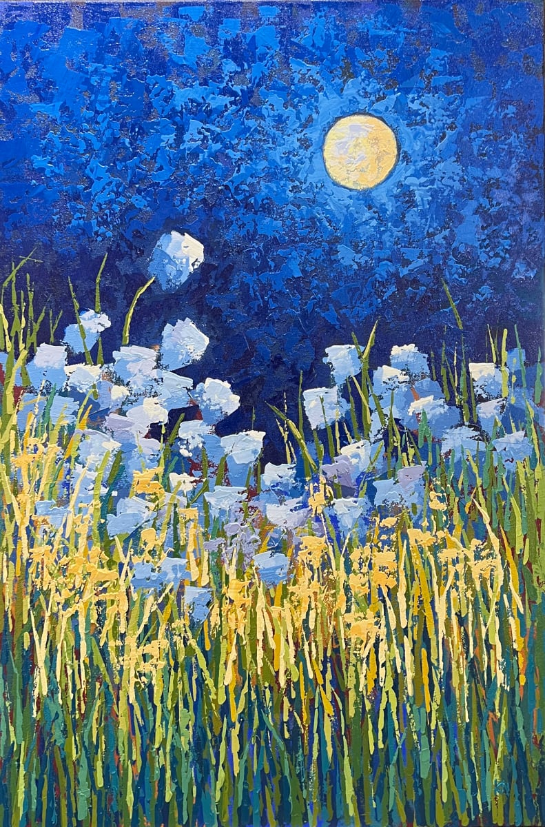 Moon Flowers  Image: Original Painting "Moon Flowers"