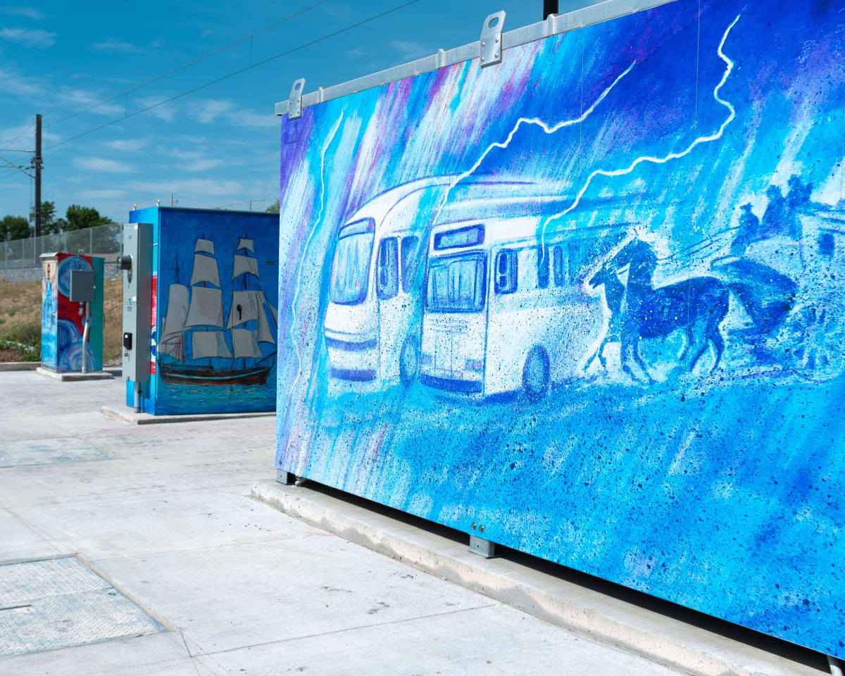 RTD N Line Electrical Box Murals by Jerry Jaramillo 