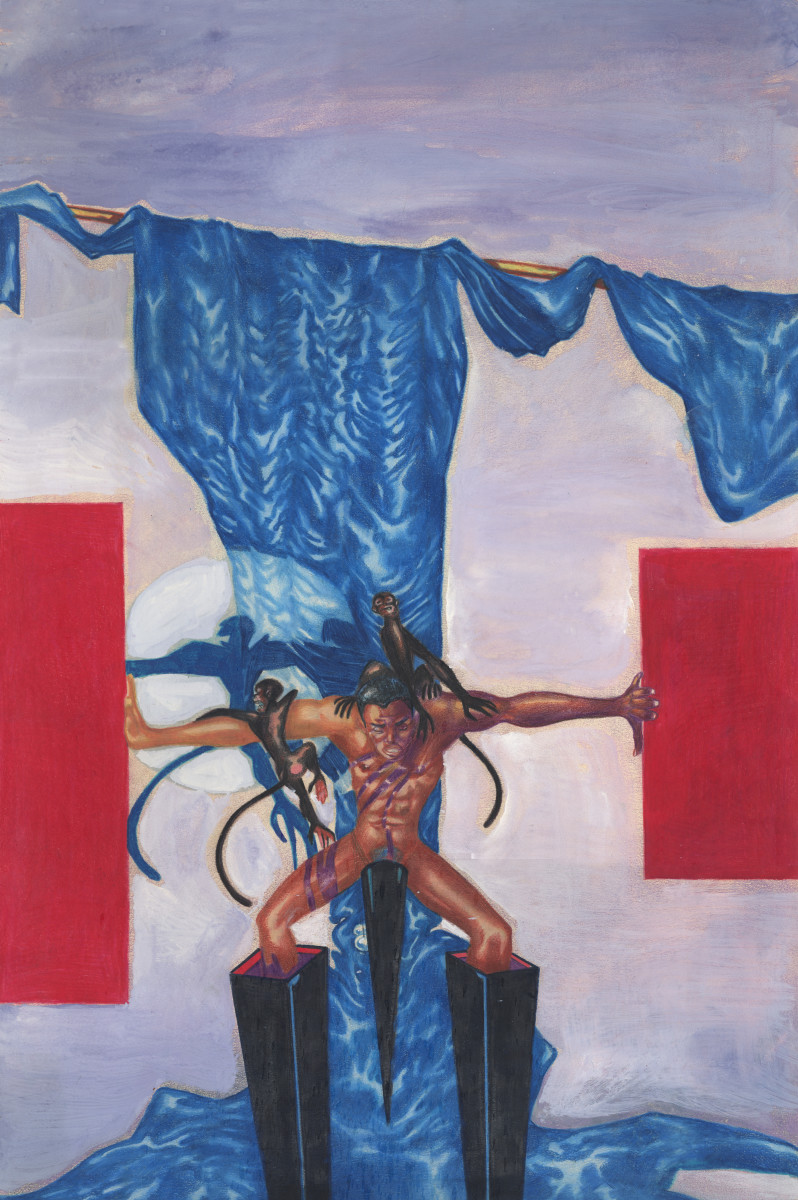 Untitled (Monkeys) by J. Alan Cumbey 