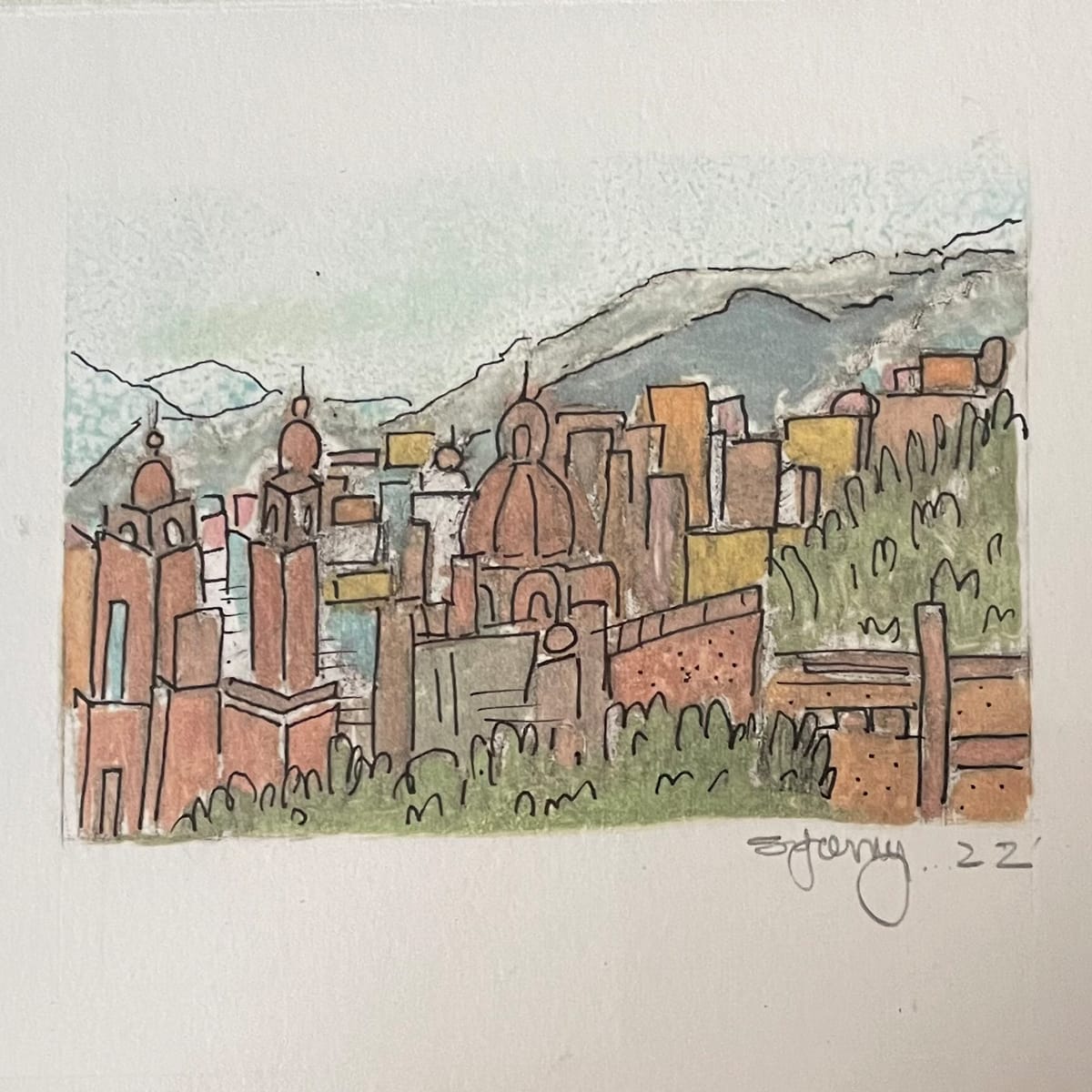 Guanajuato City Scape by Scott D.S. Young 