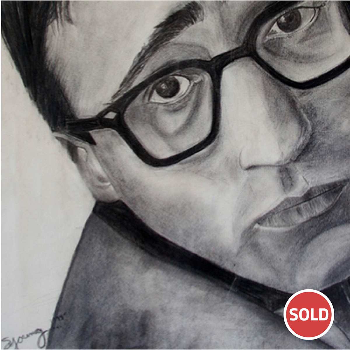 Portrait of Woody Allen by Scott D.S. Young 