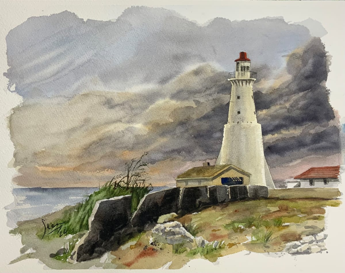 Plumb Point storm by Sean Henry 