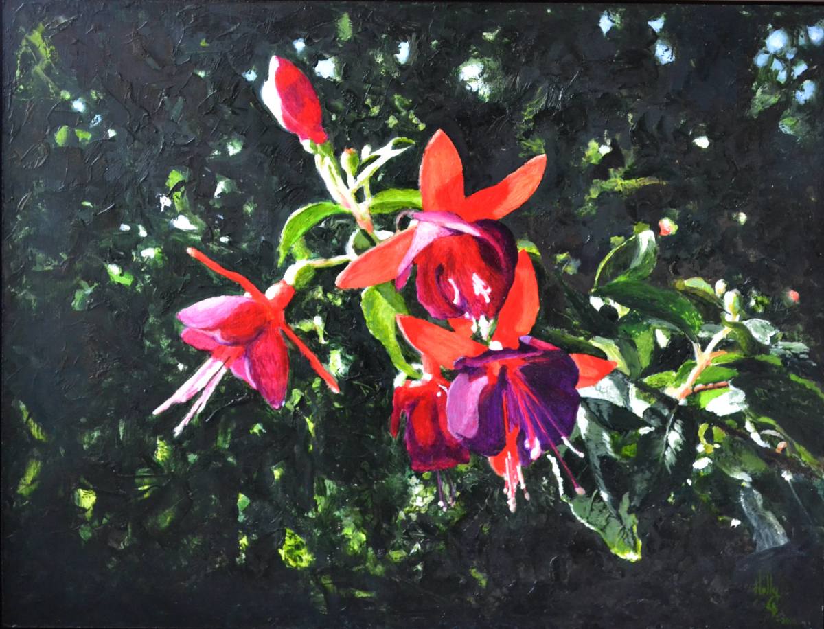 Fuchsias 1 by Holly Masri 