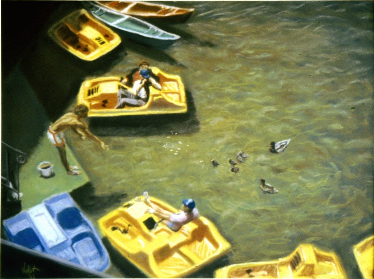 Paddleboats 2 by Holly Masri 