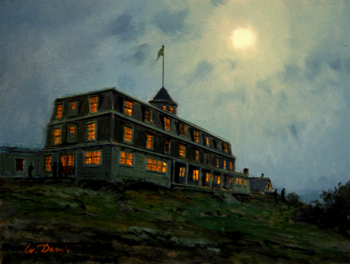 No Vacancy, Island Inn, Monhegan, Maine by William R Davis 
