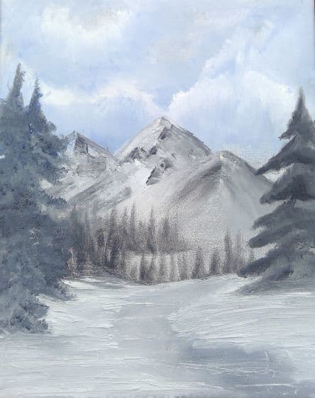 Blue Winter by Barbara J Zipperer, Image 1.