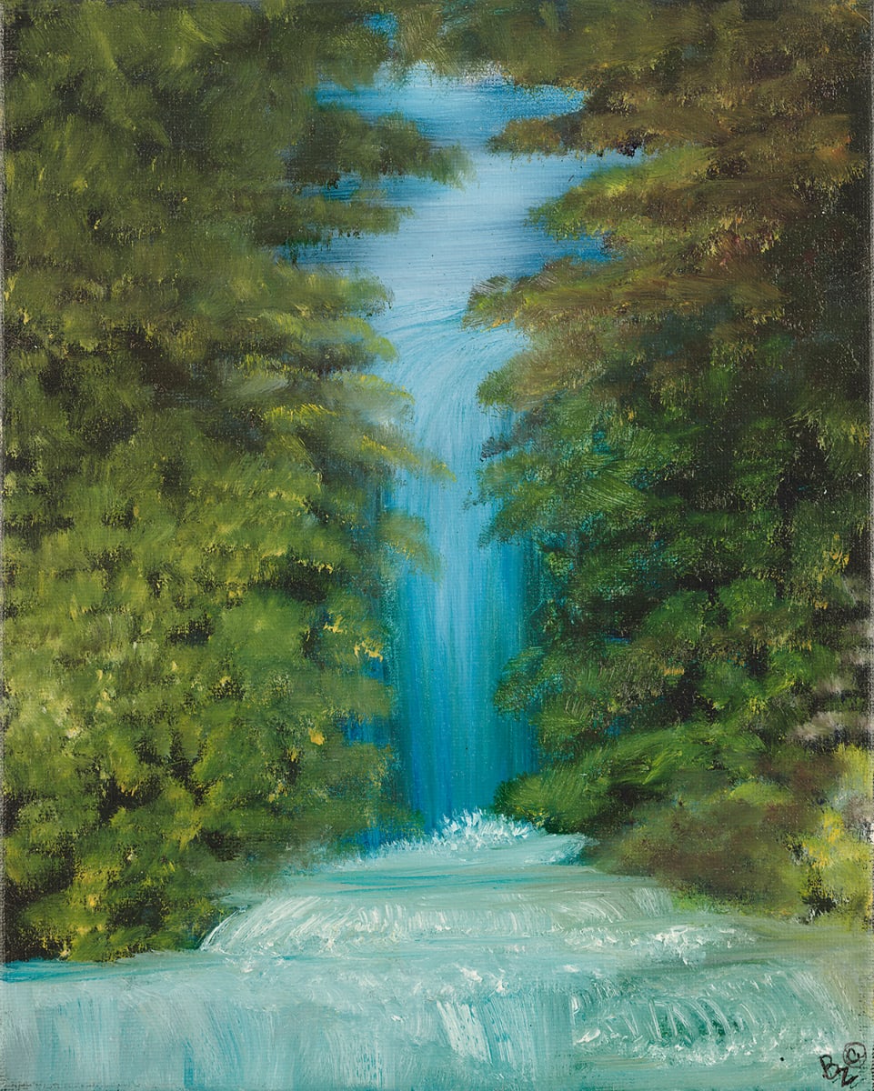Graceful Waterfall by Barbara J Zipperer, Image 1.