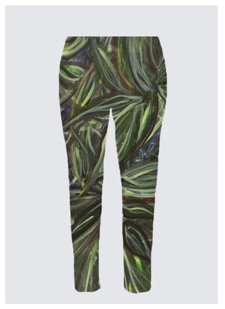 Jackie Stretch Cigarette Pants - GREENHOUSE by Barbara J Zipperer 