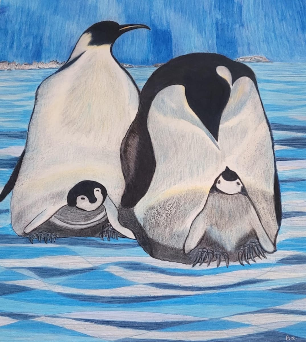 Penguin Twins by Barbara J Zipperer 