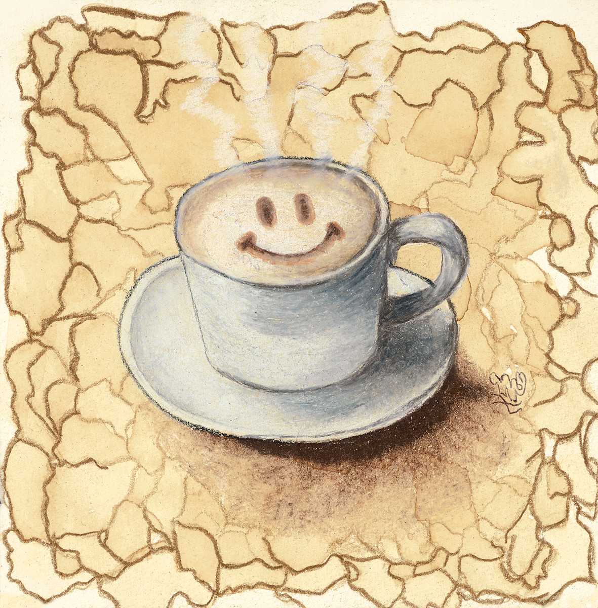 Smiles In a Cup by Barbara J Zipperer  Image: There’s something so uplifting about the first cup of the day—warmth in your hands, a gentle aroma, and the promise of a fresh start.
“Smiles in a Cup” is a tribute to those simple joys that brighten our mornings and connect us to the comfort of home.
Every sip is a reminder that happiness can be found in the smallest, most familiar moments.

Where do you find your first smile each day?
Available in my online gallery.
#SmilesInACup #barbarajzipperer