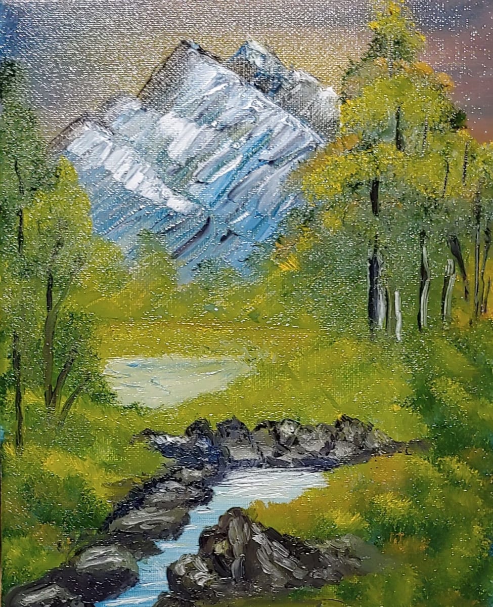 Soft Mountain Glow by Barbara J Zipperer, Image 1.