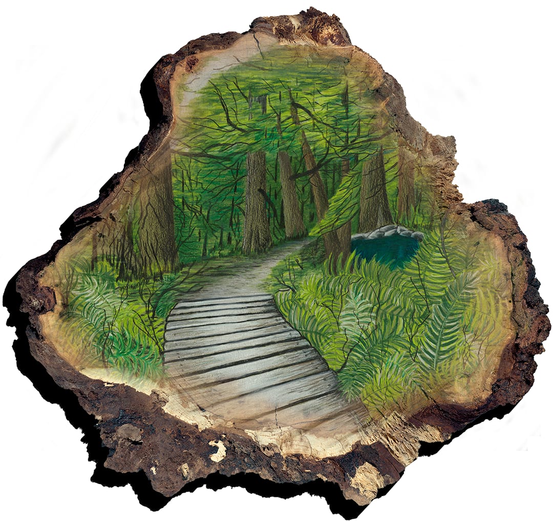 Wooded Path PF by Barbara J Zipperer, Image 1.