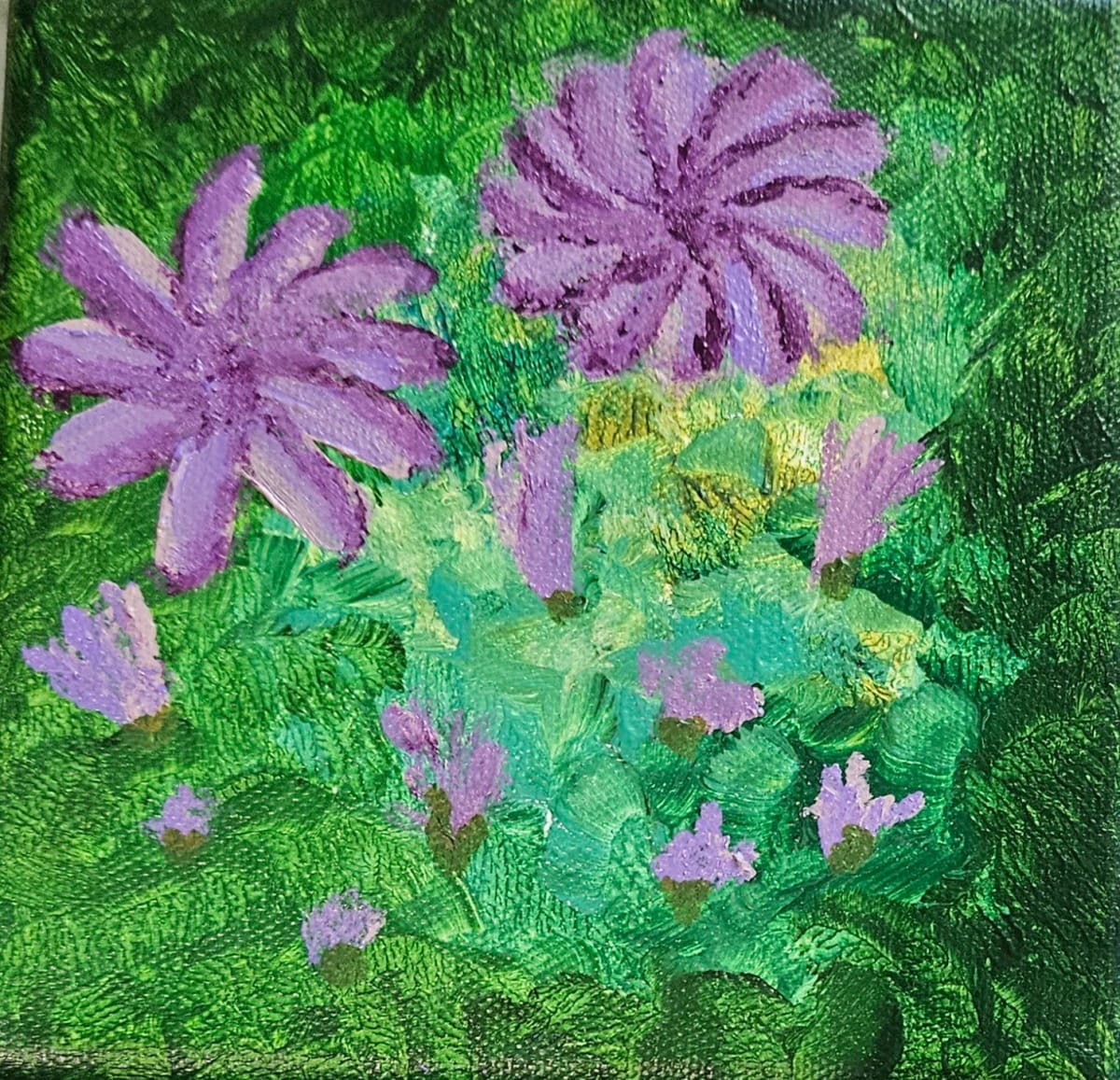 Chicory by Barbara J Zipperer  Image: Have you ever noticed the way chicory blooms turn even the simplest roadside into a ribbon of blue?

“Chicory” honors the wildflowers that thrive where few others do—delicate petals, sturdy stems, and a spirit that brightens every summer morning. This piece brings a touch of untamed beauty indoors, reminding us that nature’s wonders are often found in the most unexpected places.

Where would you let a bit of wild Wisconsin color bloom in your home?
Available in my online gallery.
#Chicory #barbarajzipperer