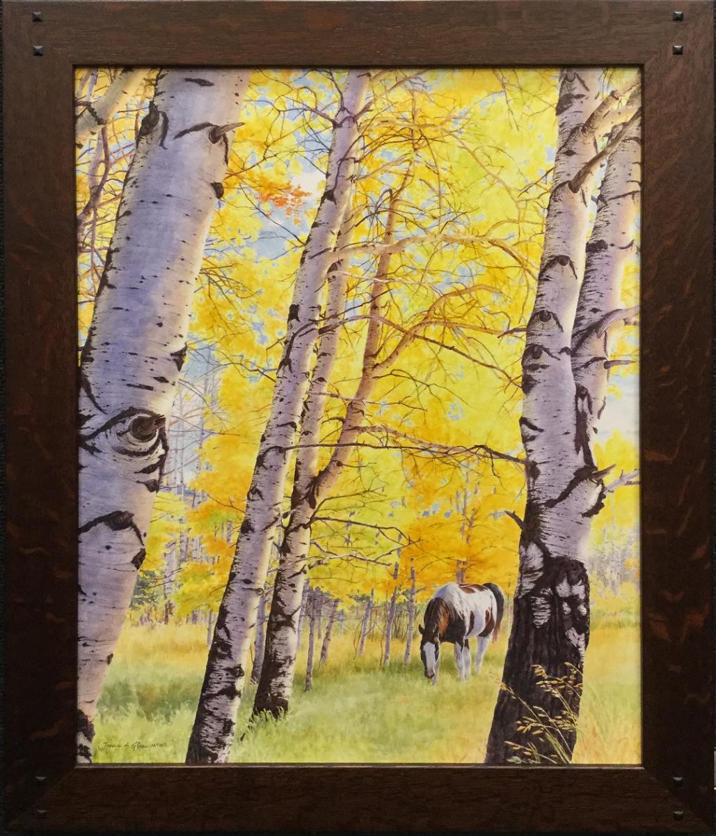 Alice Creek Aspen II by Jessica Glenn 