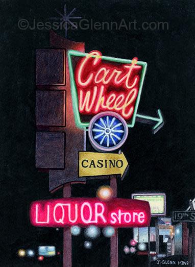 Cart Wheel by Jessica Glenn 