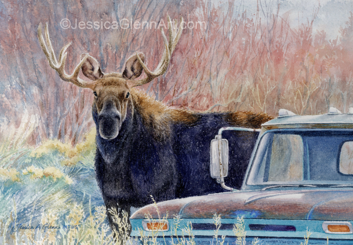 Chevy and Bullwinkle by Jessica Glenn 