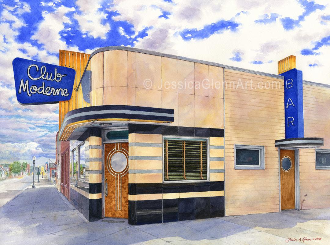 Club Moderne by Jessica Glenn 