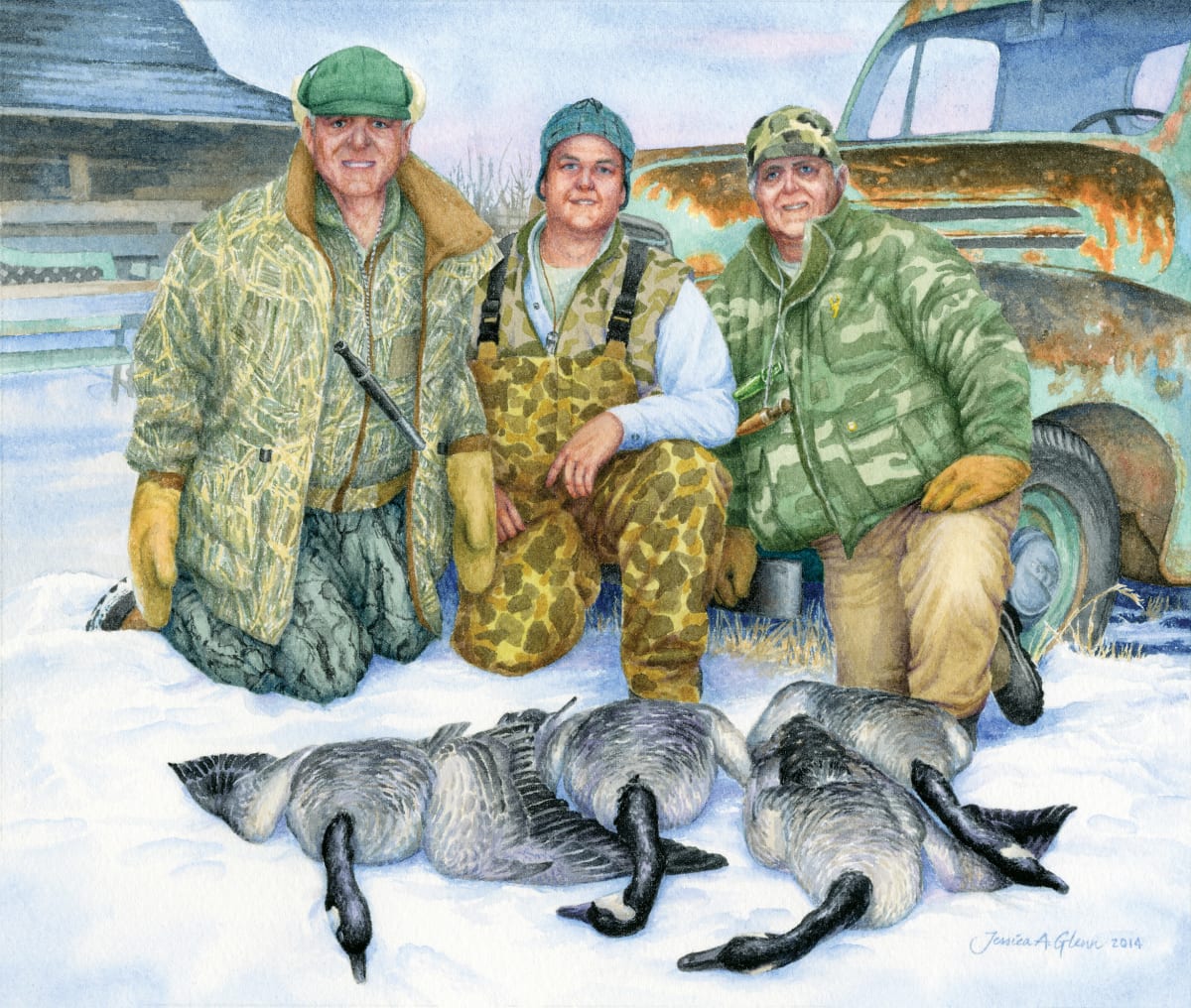 Goose Hunters by Jessica Glenn 