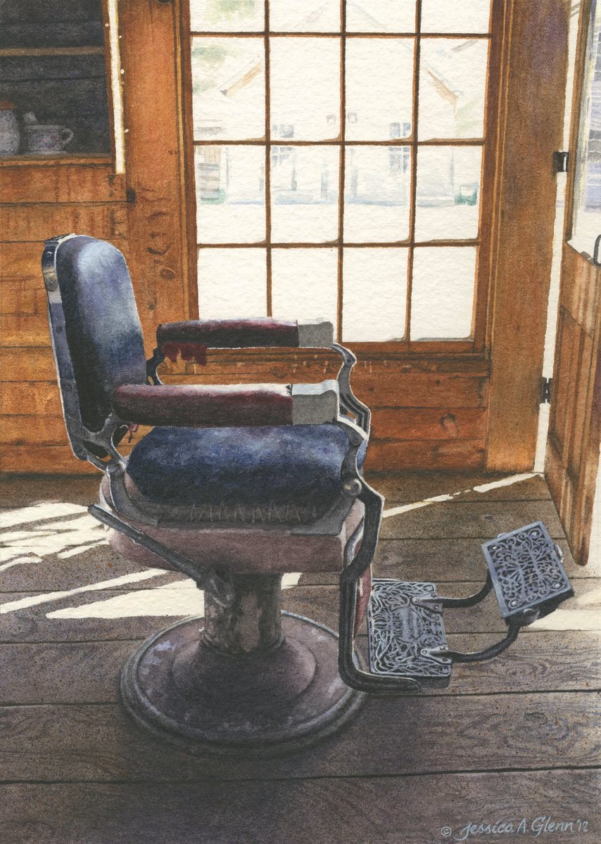 Bannack Barber Chair by Jessica Glenn 