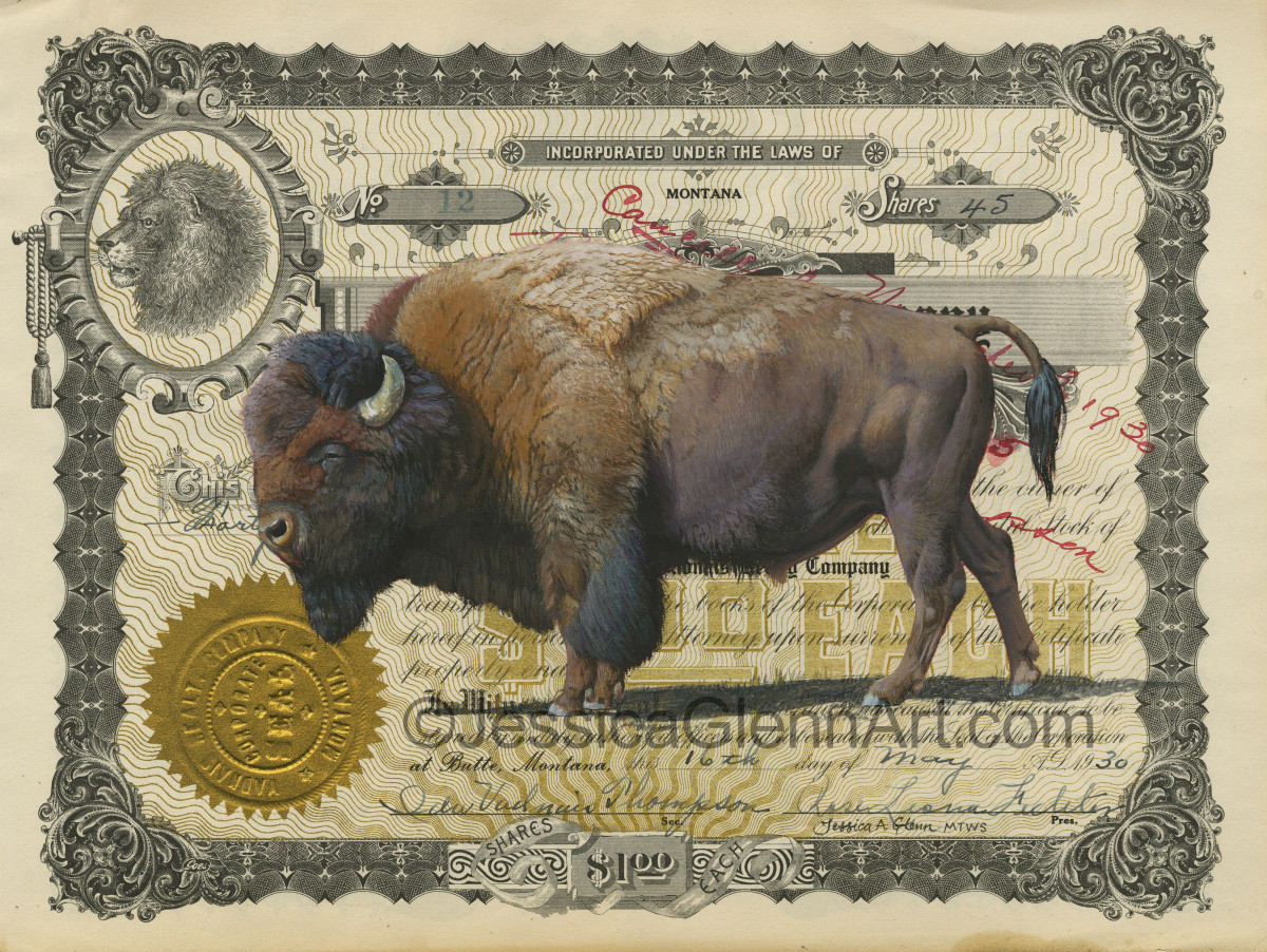 In Bison We Trust by Jessica Glenn 