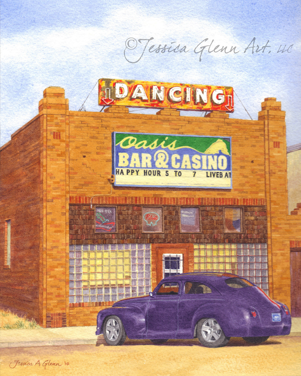 Oasis Bar by Jessica Glenn 