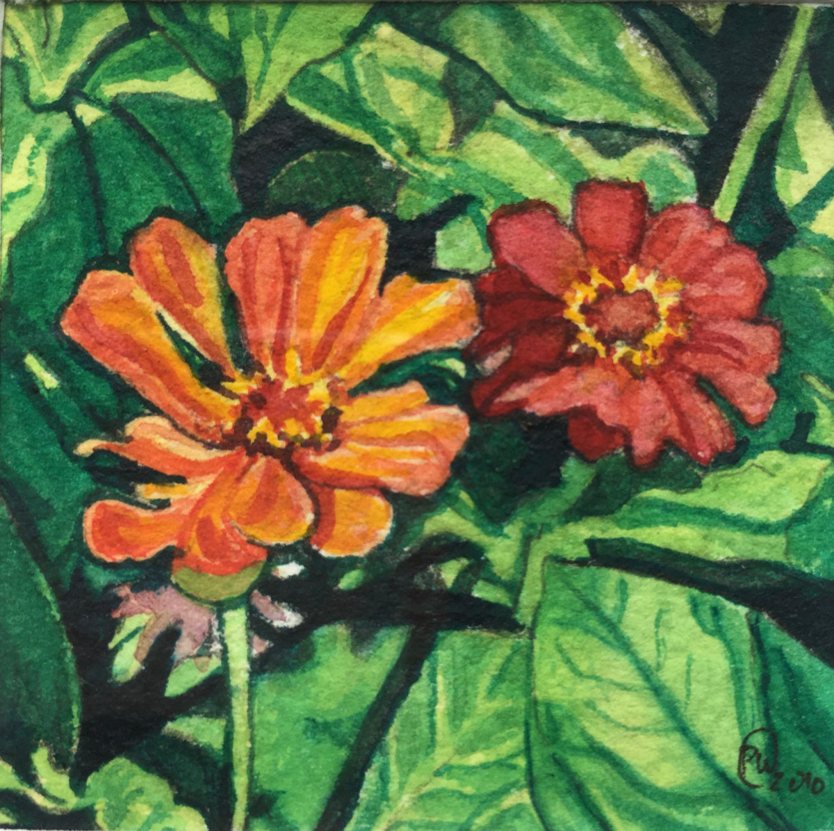 Two Tiny Blooms by Paige Wallis 