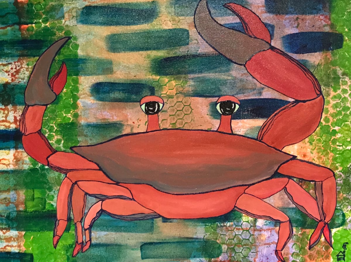 She’s Got Legs  Image: She’s Got Legs, 18”x 24”, acrylic on canvas, Pat House