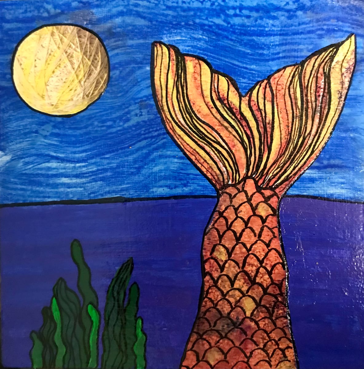 The moon is made of cheese by pat house artwork archive