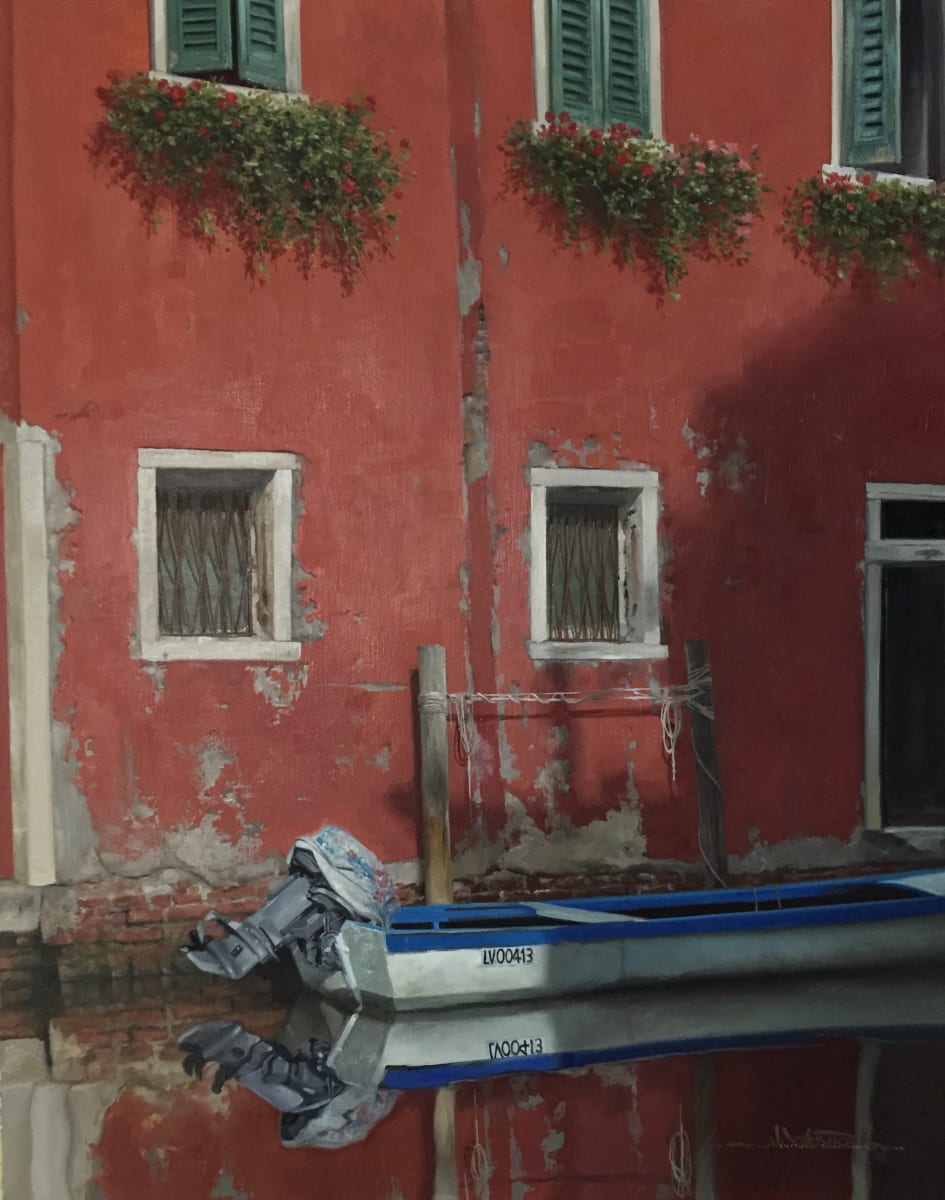 Calm Morning in Chioggia by John Whytock - Oak Rose Studio 