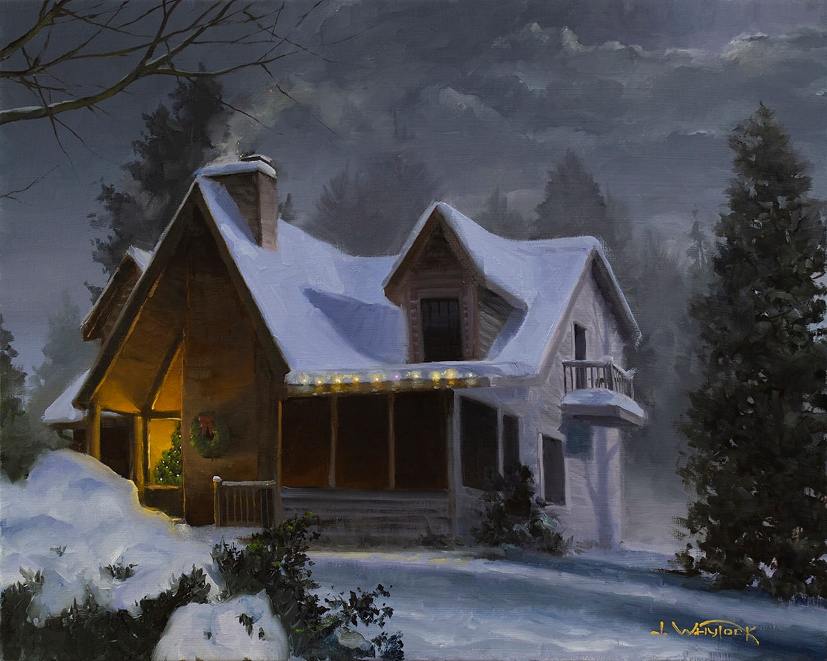 Christmas Eve by John Whytock - Oak Rose Studio 
